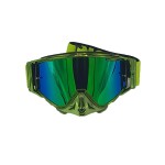 Ski, snowboard, motorcycling, cycling goggles, unisex, bright green frame, multicolor lens, O11GBMN